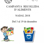 Cartell recollida aliments
