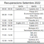 Calendari recuperacions setembre_1r de BAT_21_22